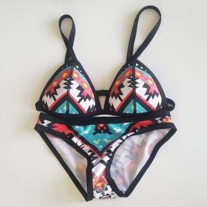 Tribal Bikini Swimsuit NWOT